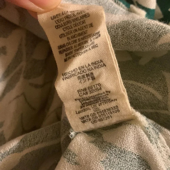 FREE PEOPLE NWOT Rebecca Floral Ruffle Dress in Emerald - Picture 11 of 12